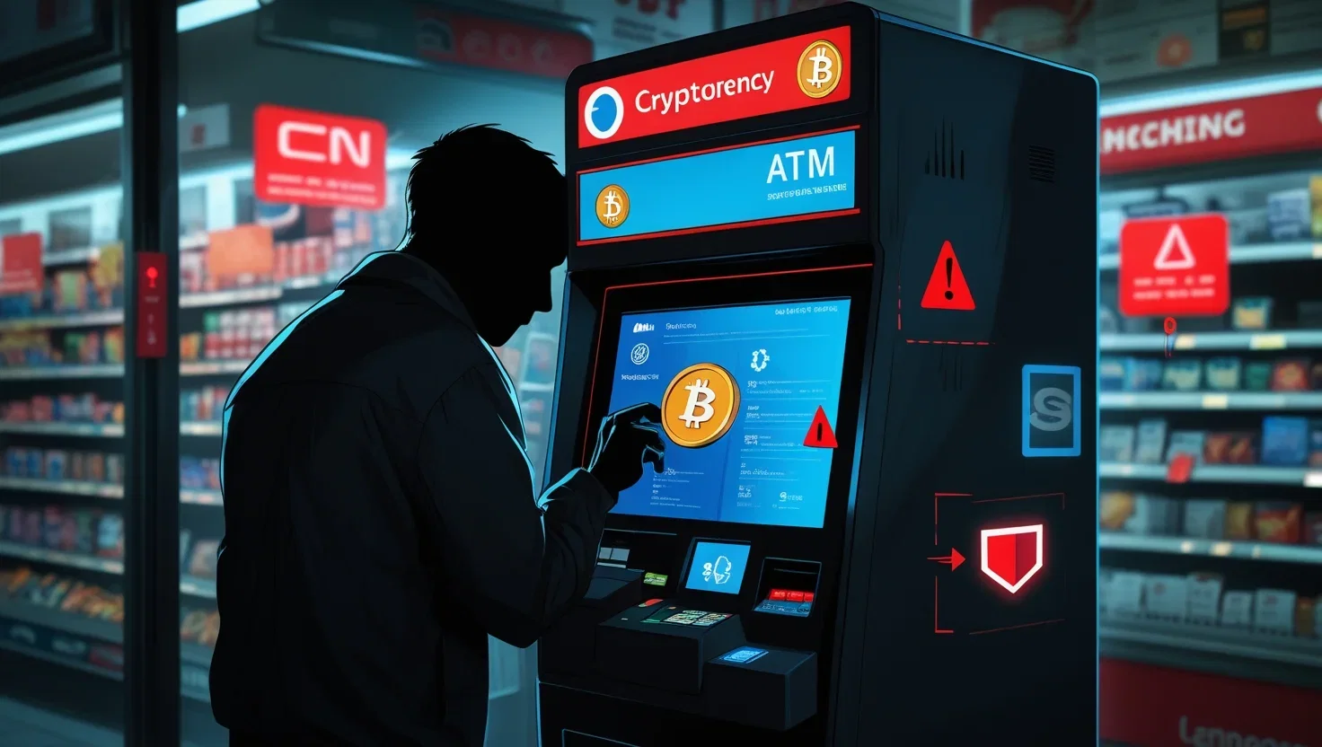 Truffa crypto: CNN scopre legami con un bancomat