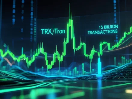 Tron punta a nuovi massimi dopo 13 miliardi di tx