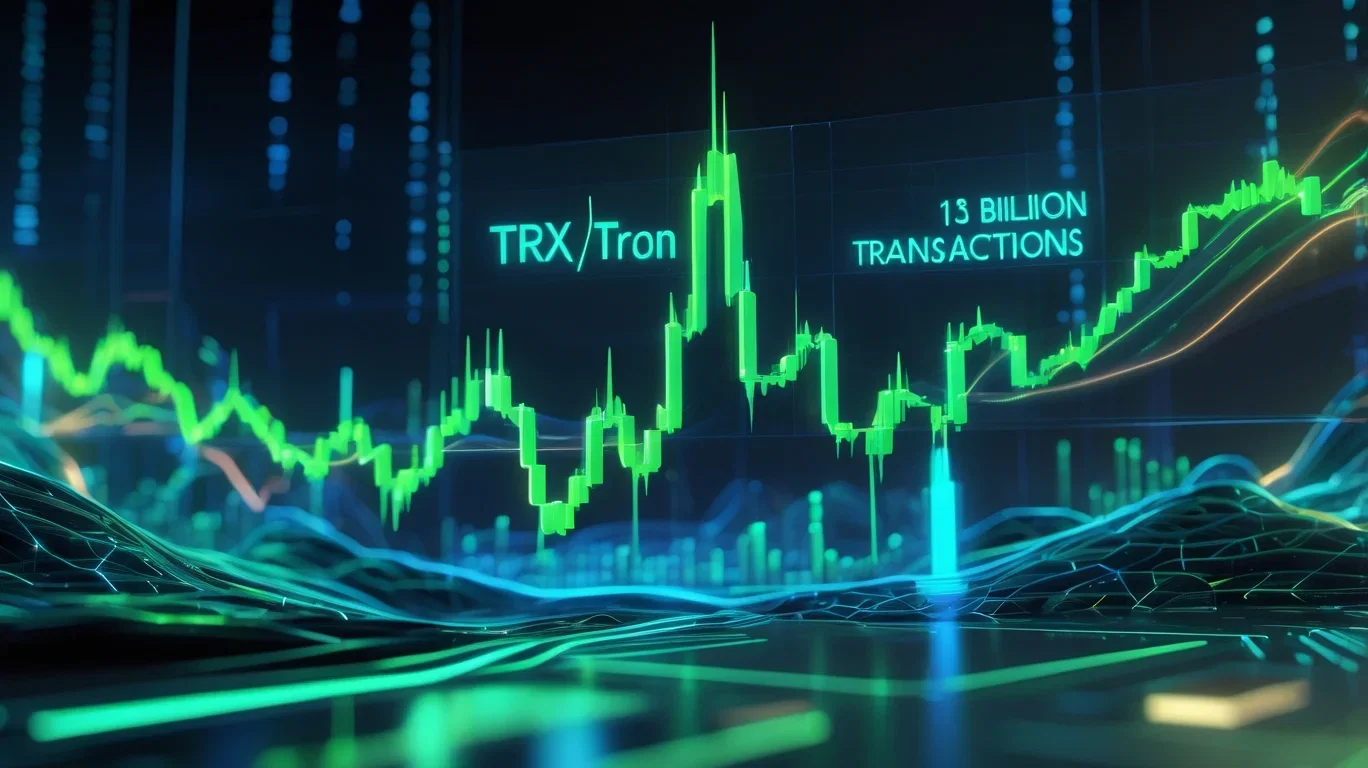 Tron punta a nuovi massimi dopo 13 miliardi di tx