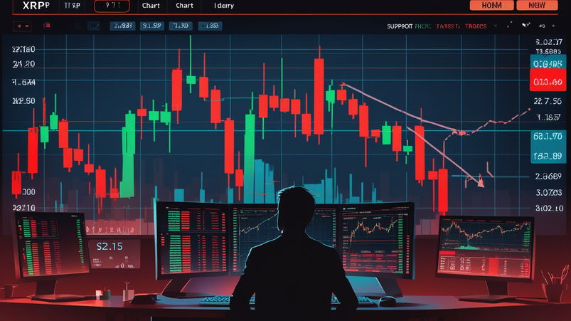 XRP crolla: possibile caduta a 2,15$ se mancano buyer