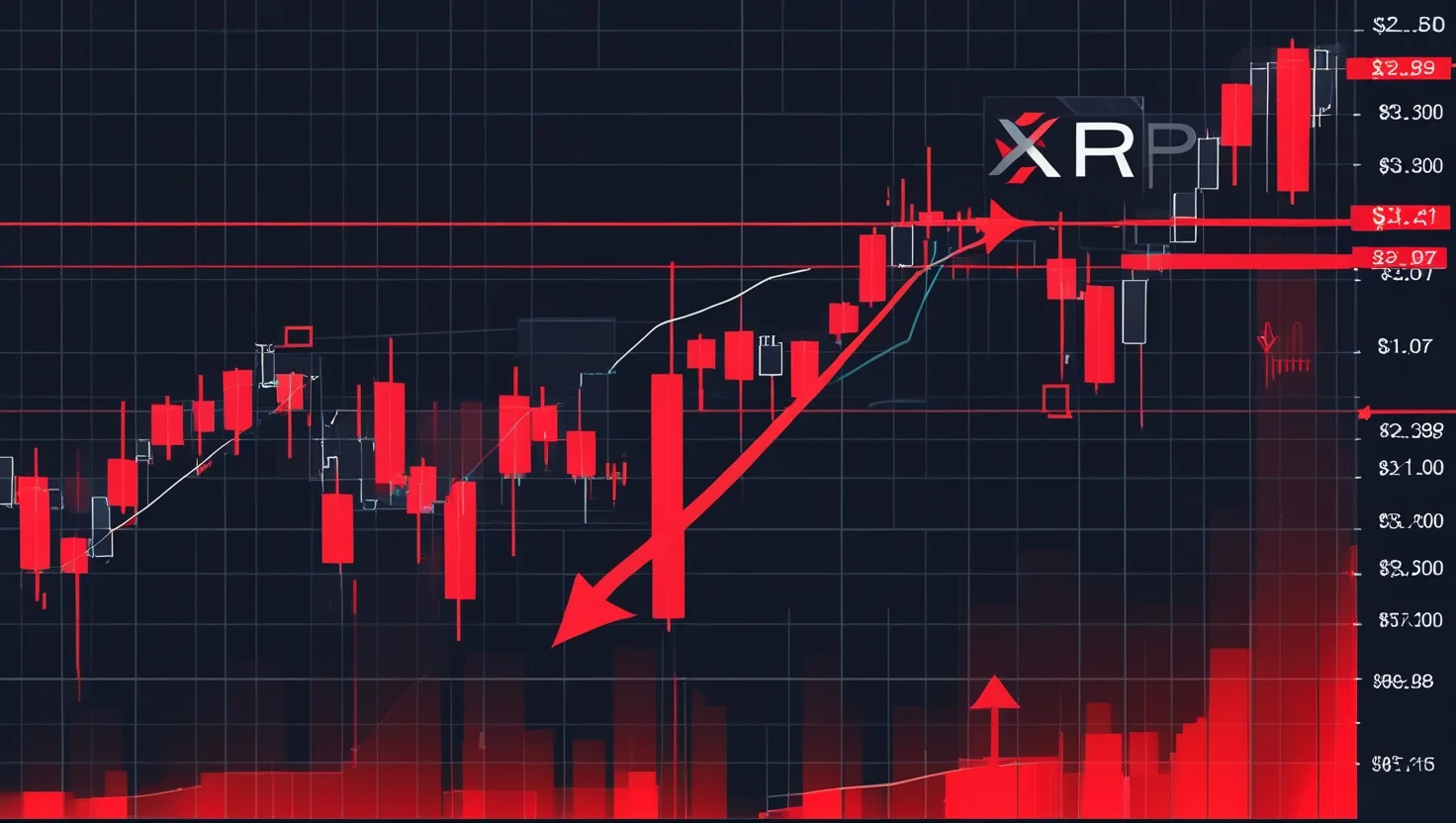 XRP crolla sotto i 3$, venditori al comando
