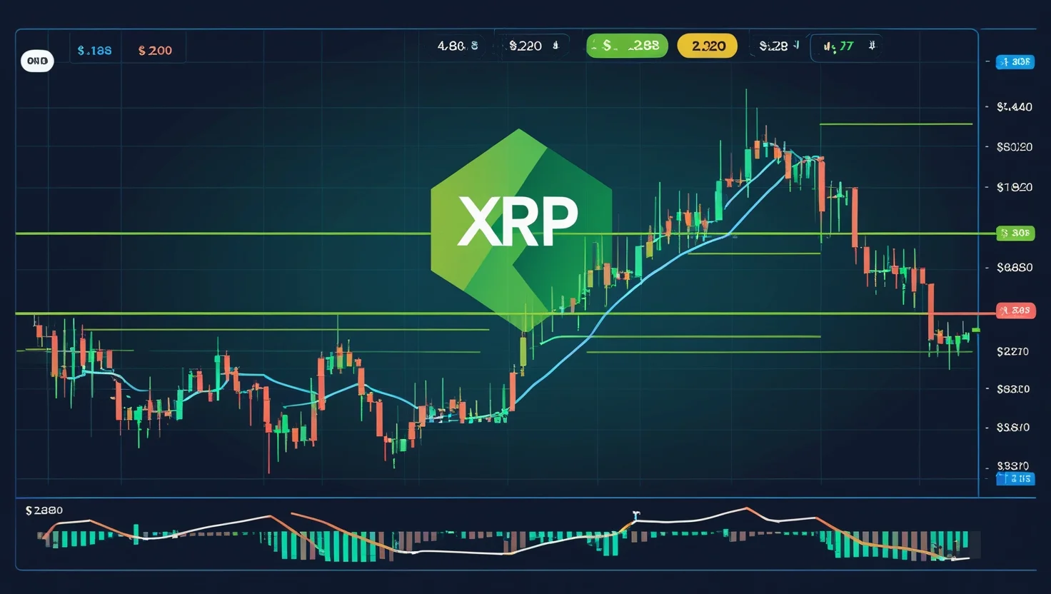 XRP tenta il recupero tra forti resistenze